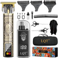 Hair Clippers for Men 2 in 1 Beard and Mustache Trimmer for Men T Liners Trimmers Electric Cordless Nose and Ear Hair