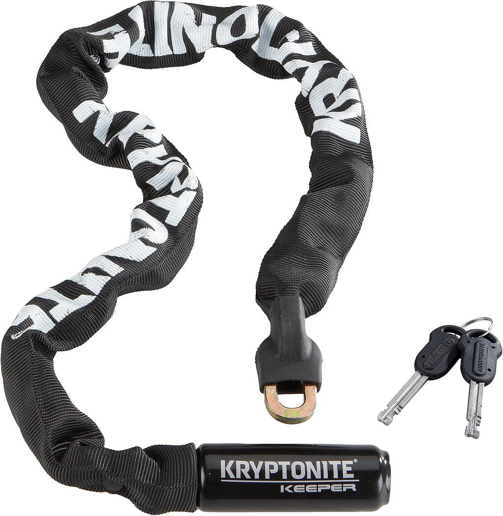Bike Lock Bundle - 2.8ft Steel Chain Lock with Keys and U-Lock with 4ft Braided Steel Cable for Bikes, Motorcycles