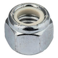 3/8"-16 (100 Pack) Nylock Hex Nuts, Grade 2, Nylon Insert Locknut by Makers Bolt
