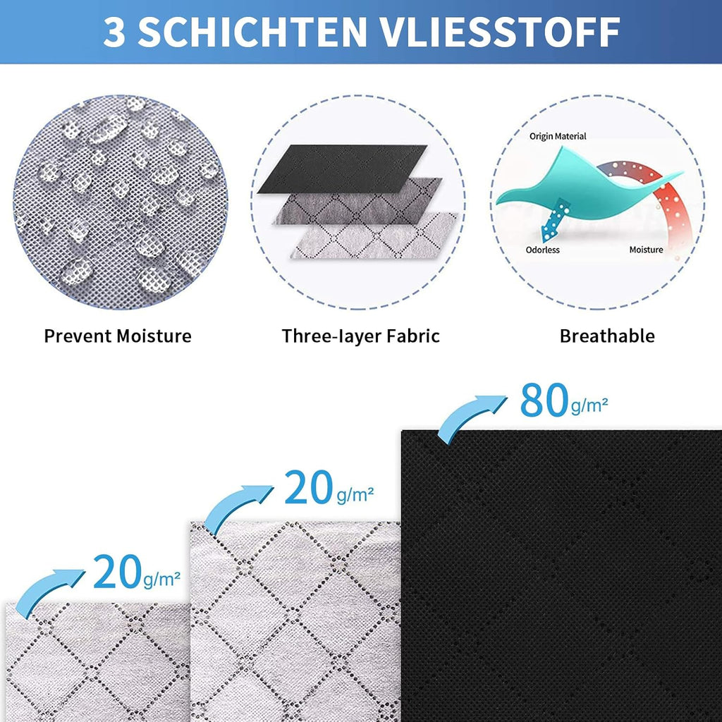 Black Underbed Storage Bags with Clear Window and 2 Reinforced Handles Under Bed Storage Containers for Clothing