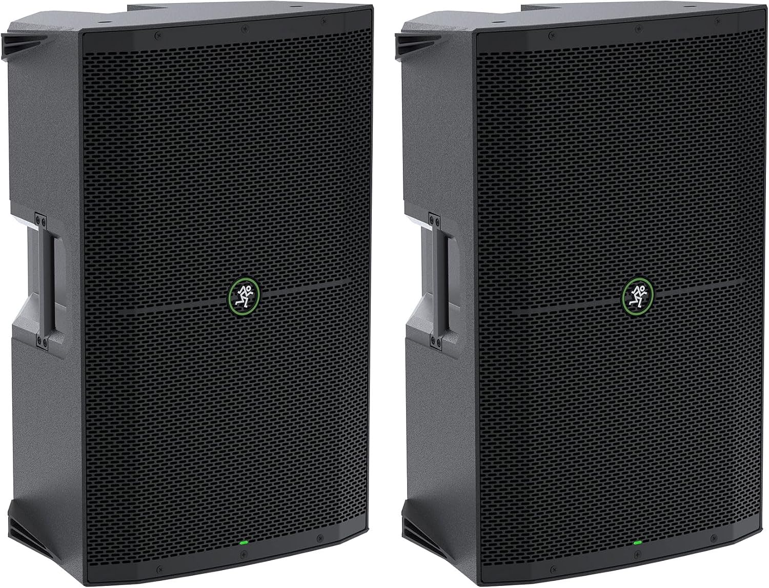 Bundle: (2) Mackie Thump215 15" 1400 Watt Powered Active DJ PA Speaker Thump 215
