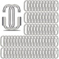 100PCS Quick Link, 2.36 in Heavy Duty Chain Link,Silver