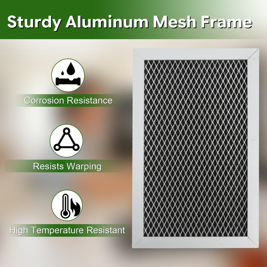 2PCS Microwave Charcoal Filter Compatible with GE JVM6175EK5ES JVM6175SK5SS JVM6175YK5FS JVM6172SK5SS