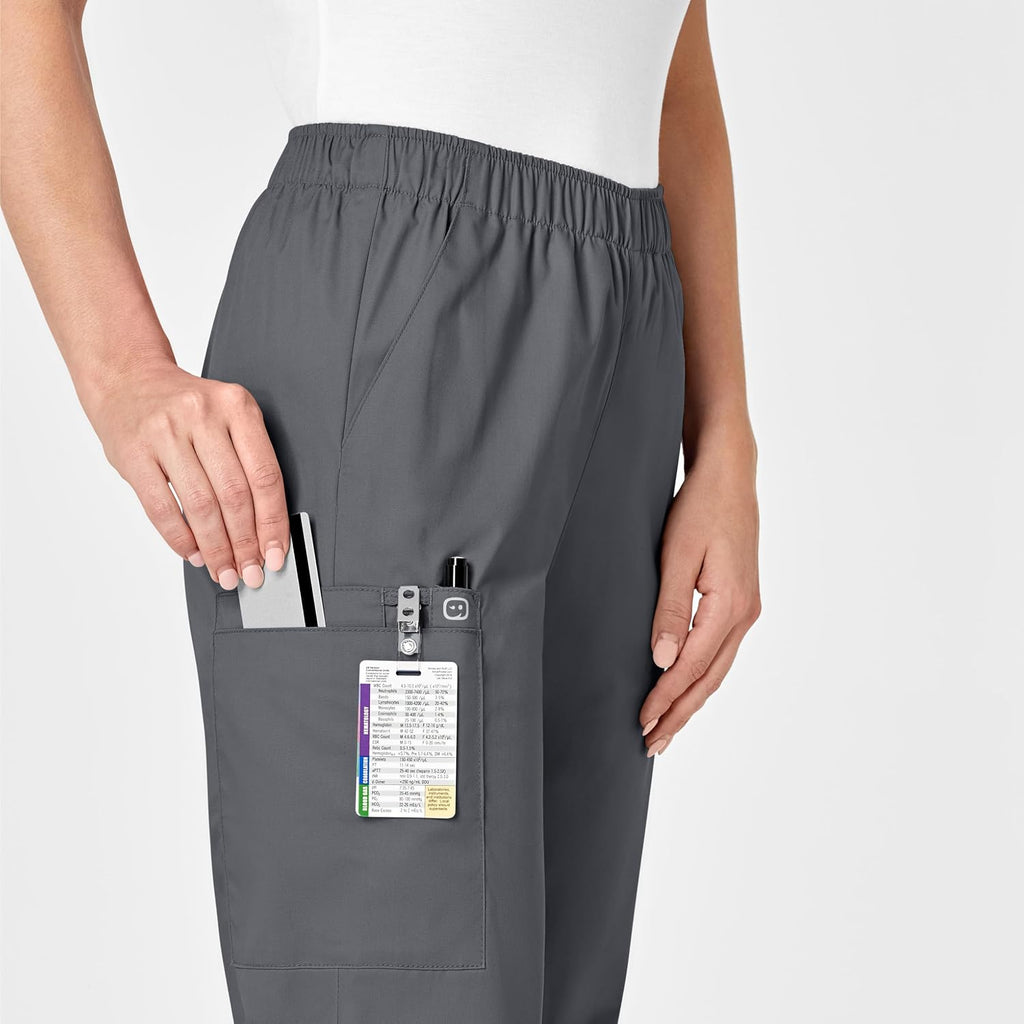 WonderWORK Scrubs for Women, Pullon Cargo Scrub Pants