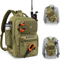 Blowbak Fishing Sling Bag, Fishing Backpack with Rod Holder | Fishing Bag Storge Fishing Gear, Gift for Men, Molle