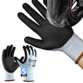 12 Pairs ANSI A2 Cut Resistant Work Gloves for Safety Work，LT5627，M