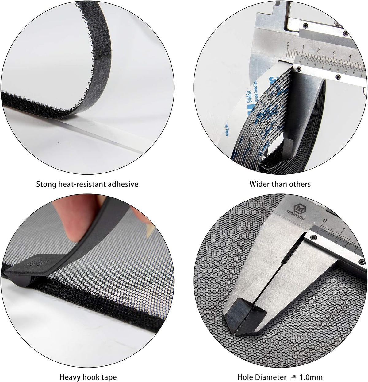 DIY Self-Adhesive Window Screen Netting Mesh Curtain, 100X150cm (Approach 39.37x59.05 Inches), with Hook and Sticky