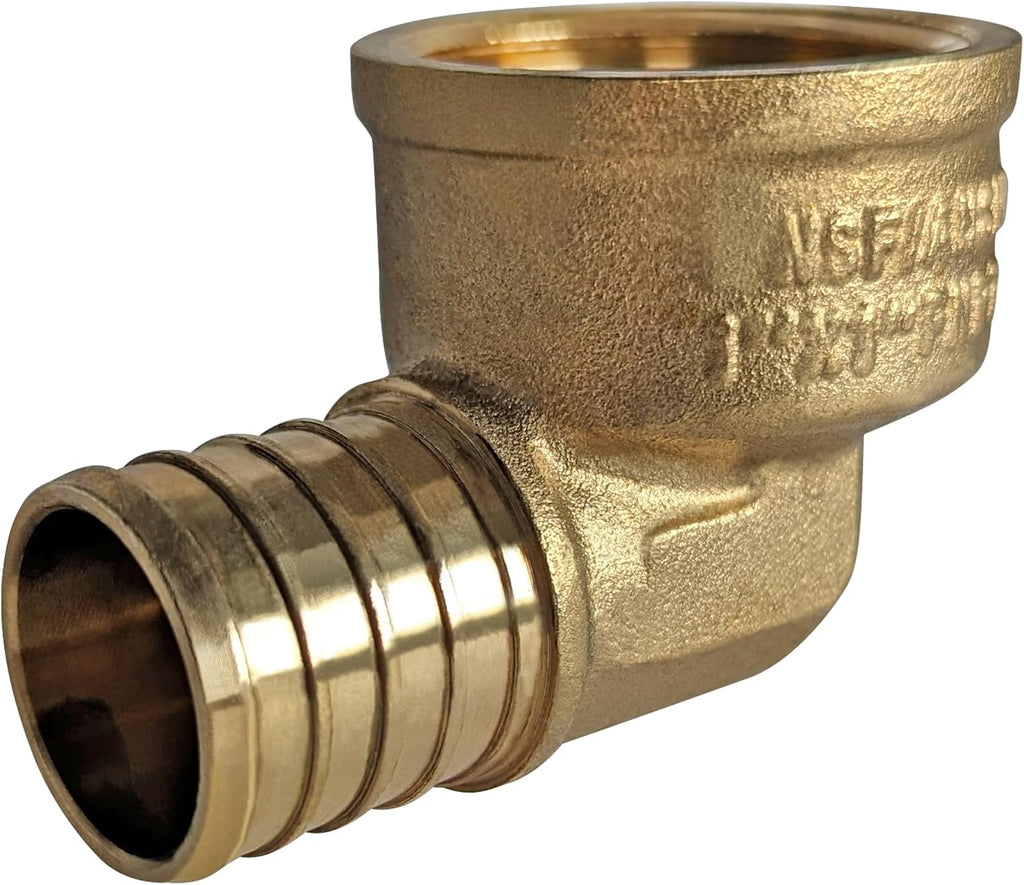 2 Pack XFITTING 1 Inch Pex x 1 Inch Pex Female NPT Elbow