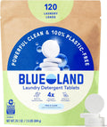100% Plastic-Free Laundry Detergent Tablets, 120ct, Free & Clear
