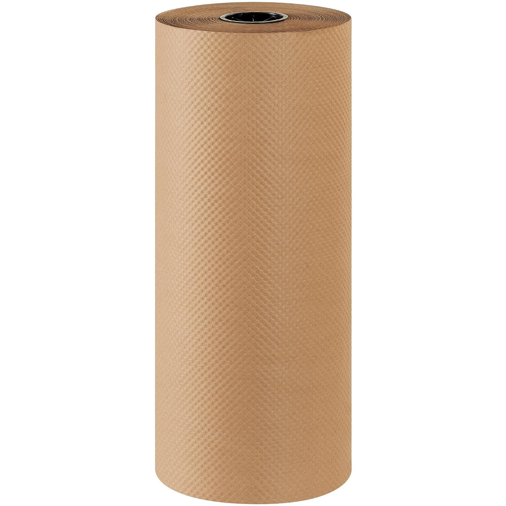 Indented Kraft Paper Roll, 18" x 300', 60#, Kraft, 1-Roll