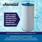 Jacuzzi ProClear 6000-383AJ Hydro Filter Cartridge Twist-Off Cap 60 Sq Ft