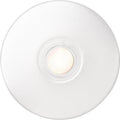 Lighted Round Door Chime Button White WH5WL, White Doorbell Button for Refits or Home Improvement, Wired Doorbell