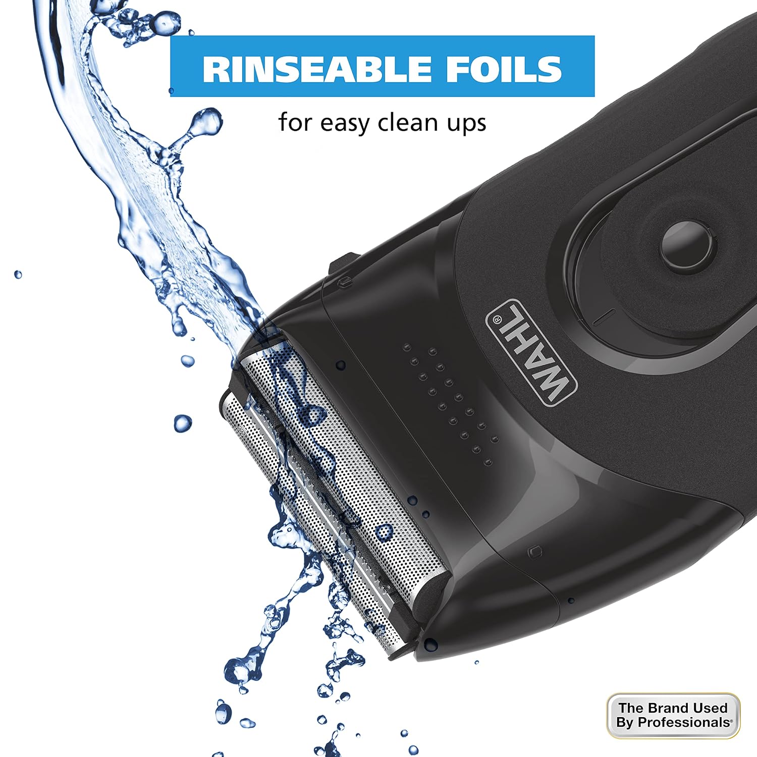 Compact Lithium-Ion Rechargeable Flexible Foil Shaver Kit & Cutter Bar | Travel-Friendly, Daily Face Shaving, Dual
