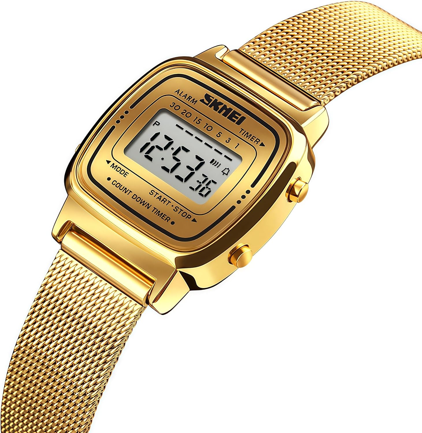 Women's Quartz Watches Ultra-Thin Gorgeous Simple Petite Wrist Watches Small Dial Mesh Steel Bracelet
