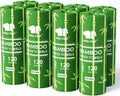 Bamboo Paper Towels, 8 Rolls, 2 Ply, 120 Sheets, Natural Brown