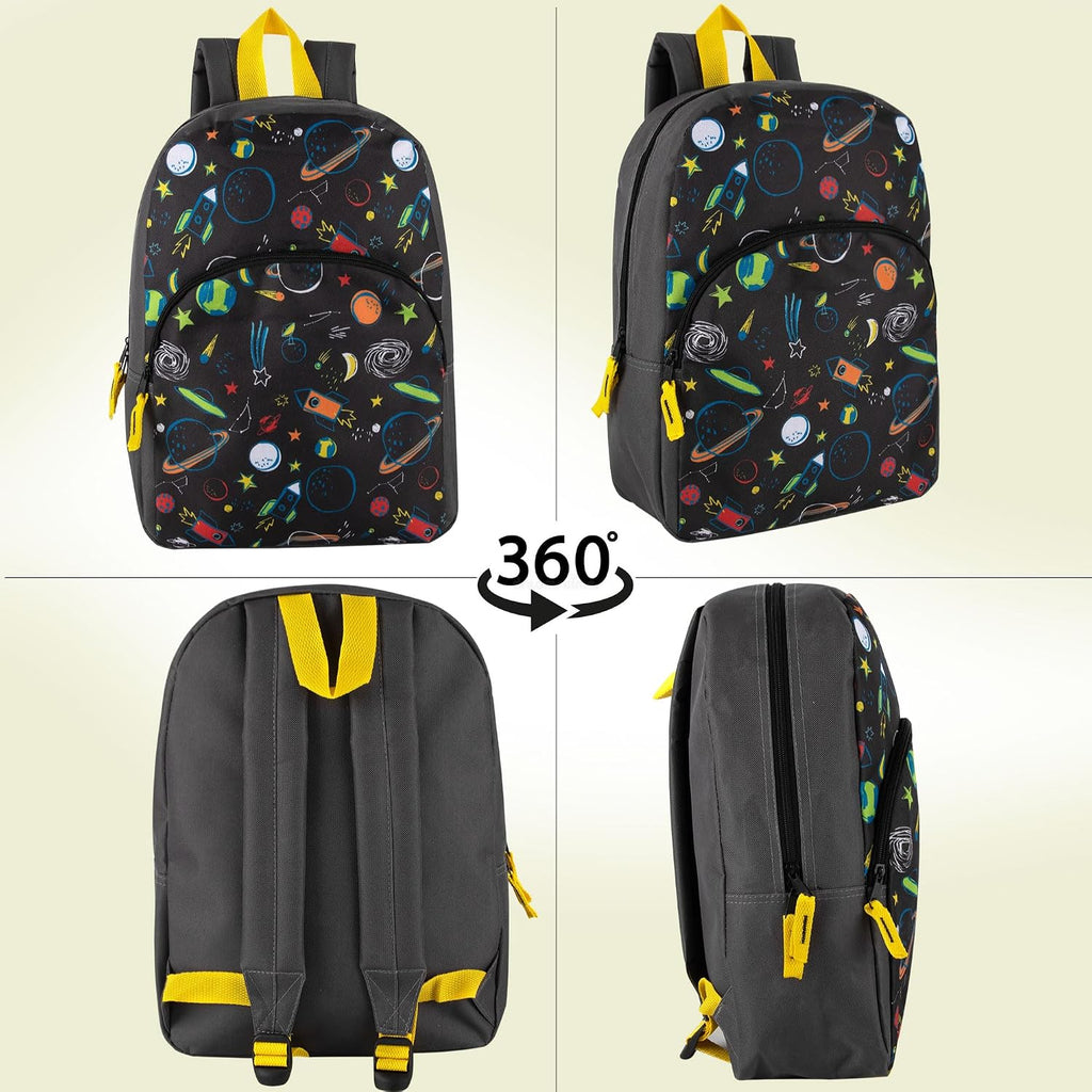 15 Inch Kids Backpacks for Boys & Girls | Preschool, Kindergarten, Elementary School Backpacks with Adjustable