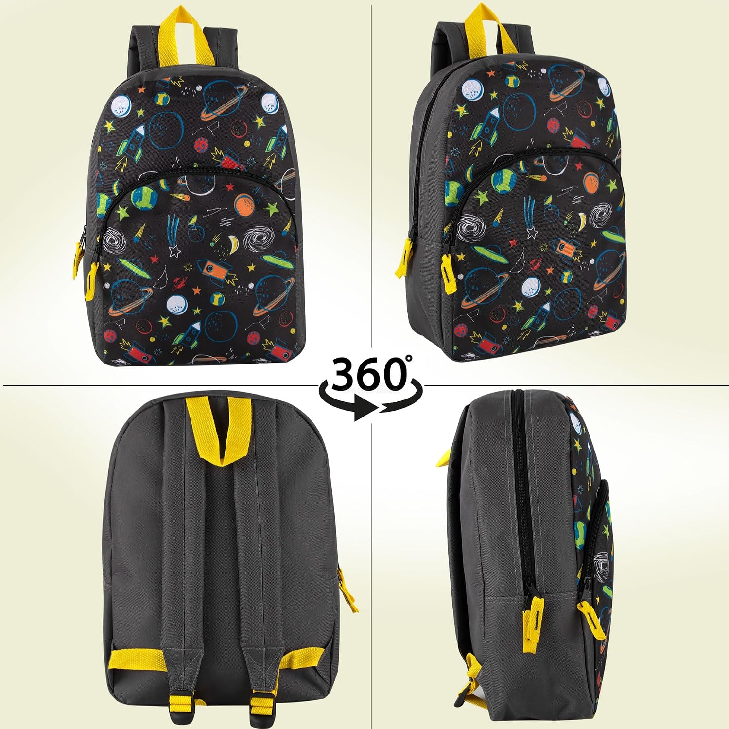 15 Inch Kids Backpacks for Boys & Girls | Preschool, Kindergarten, Elementary School Backpacks with Adjustable
