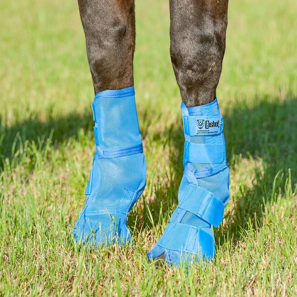 Crusader Horse Leg Guard Fly Boots 3, Blue, Horse, (CASC-LG3)