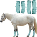 Horse Fly Boots, Mesh Fly Boots for Horse Set of 4, Equine Leg Protection