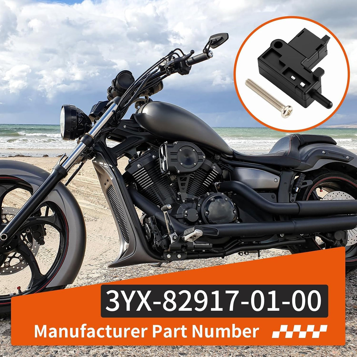 Left Clutch Lever Switch for Yamaha V Star Road Star Bolt R-Spec Raider