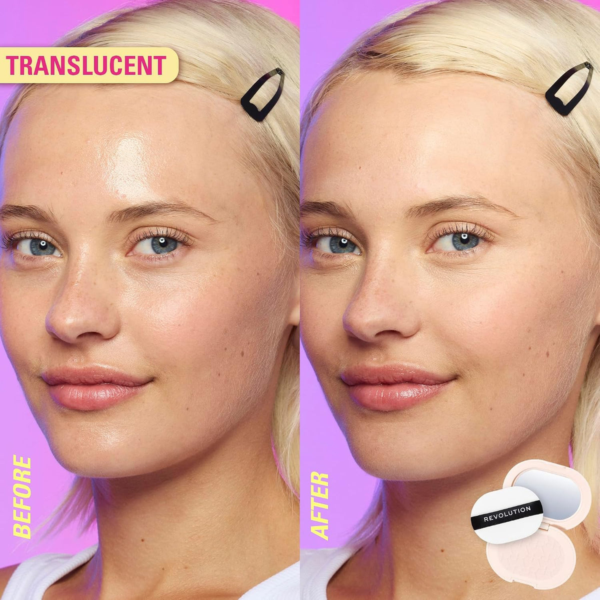 Revolution Powder Pops Instant Blur Setting Powder, Translucent