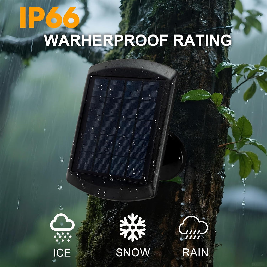 6V Solar Panel for Deer Feeder, Adjustable & Durable
