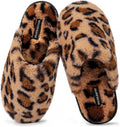 Women's Fuzzy Scuff Slippers Memory Foam Non-slip House Shoes | Indoor,faux