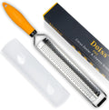 PRO Lemon Zester & Heavy Duty Cheese Grater & Vegetable Grater - Parmesan Cheese Lemon, Garlic, Nutmeg, Chocolate