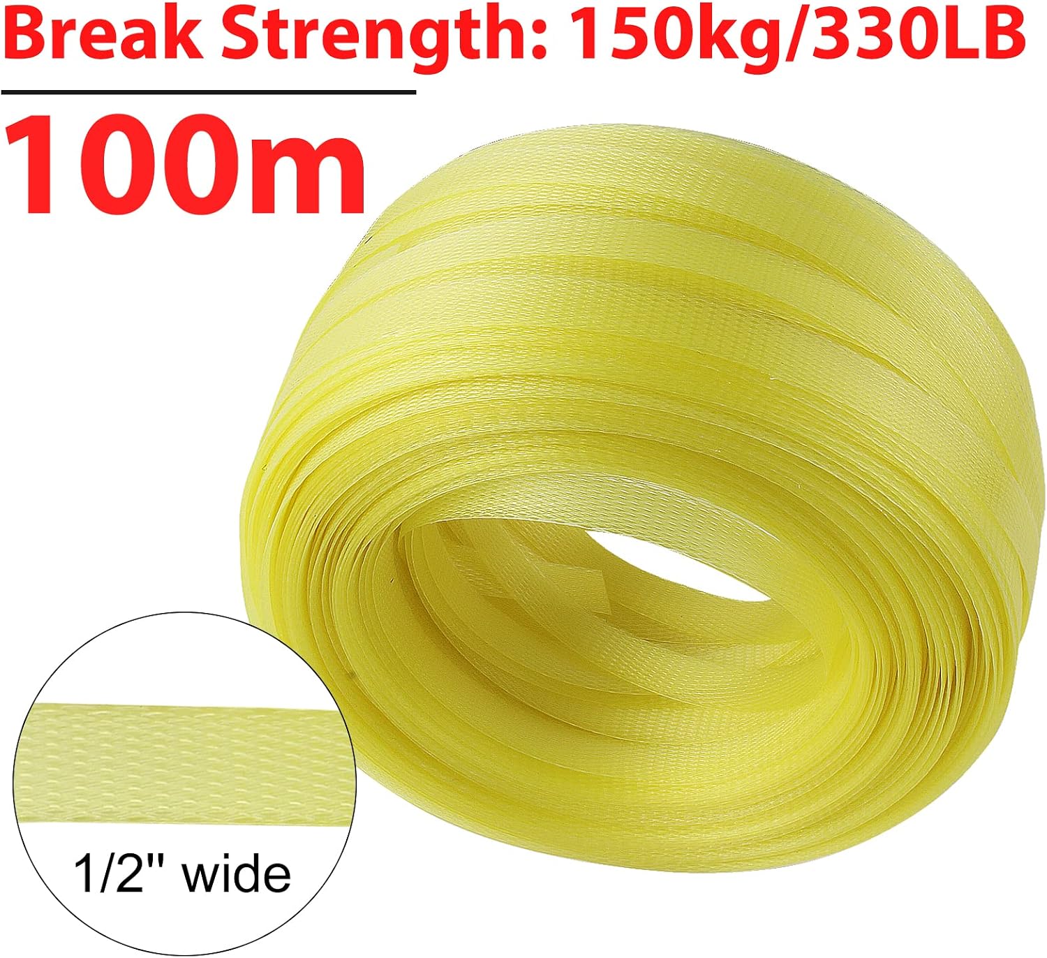 Pallet Packaging Strapping Banding Kit, Heavy Duty Manual 4 in 1 PET/PP | Manual Strapping Tools Packing Machine Set