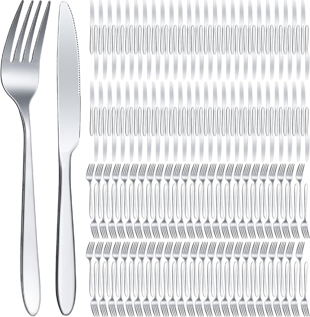 150 Fork Knife, Classic, 8.4 x 0.7 Inch,7.1 x 1 Inches, Silver