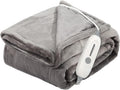 Heated Blanket Throw, Super Soft Flannel Electric Throw Blanket | 3 Heating Levels, 4H Auto Off,Overheat Protection