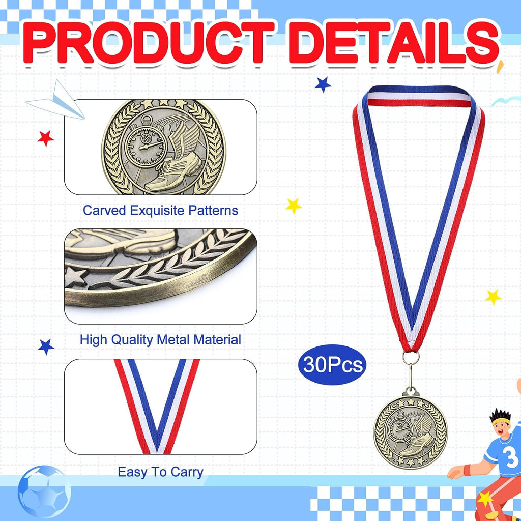 30/60/100 Pcs Track Award Medals