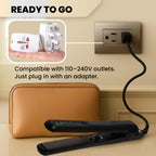 Superstyler Onyx Ceramic Flat Iron - Travel Friendly - 1.25 inch