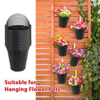 24 Packs Mini Metal Buckets Black Mini Iron Pail