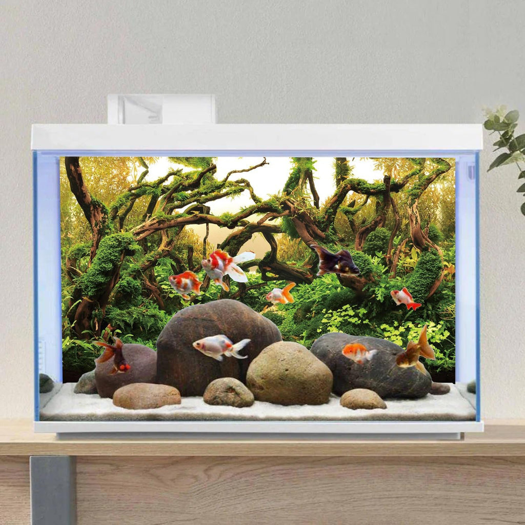 48x24 in Branches Aquarium Backdrop Aquatic Plant Fish Tank Background