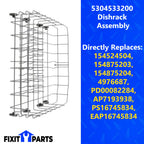5304533200 Dishwasher Lower Dishrack Assembly – Genuine OEM Replacement