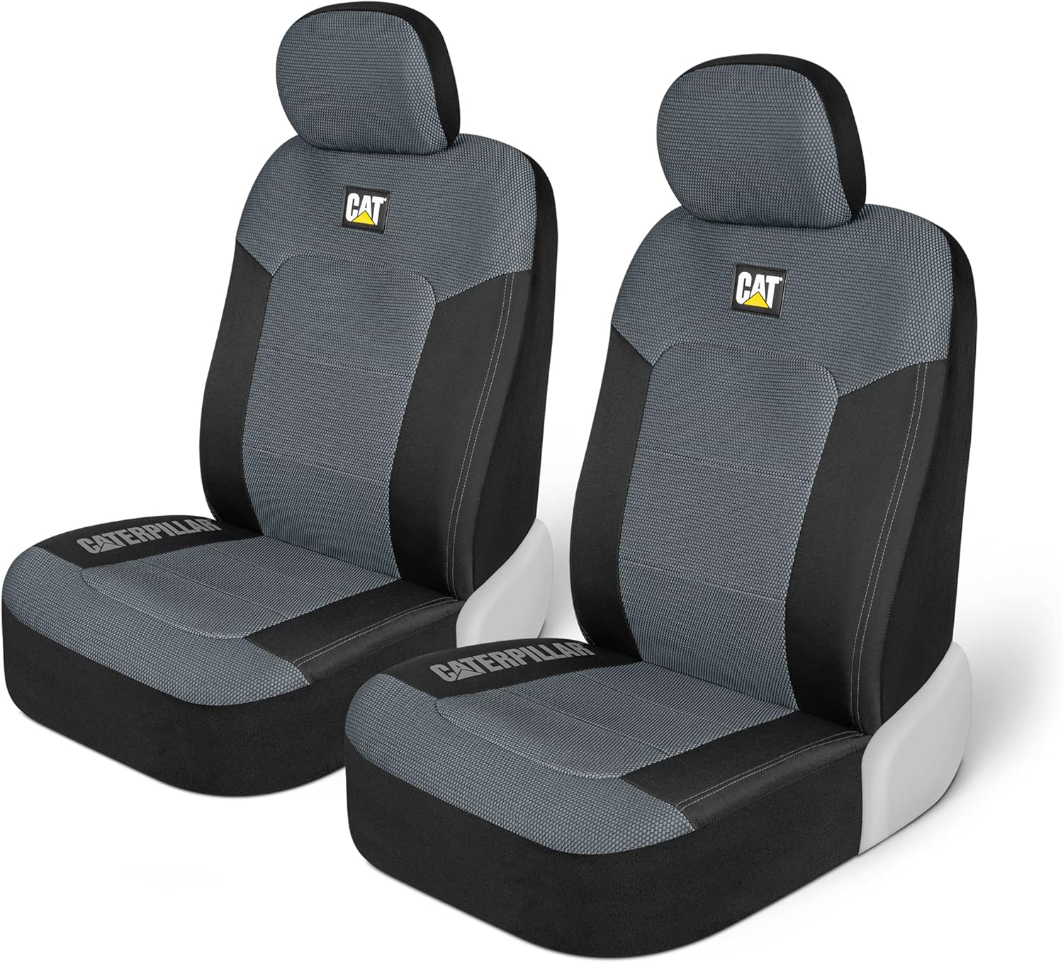MeshFlex Automotive Seat Covers for Cars Trucks and SUVs – Gray Car Seat Covers for Front Seats, Truck Seat