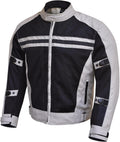 Motorcycle Jacket - CE Level1 Reflective Summer Biker Jacket with Adjustable Cuffs & Waist Belt - Lightweight &