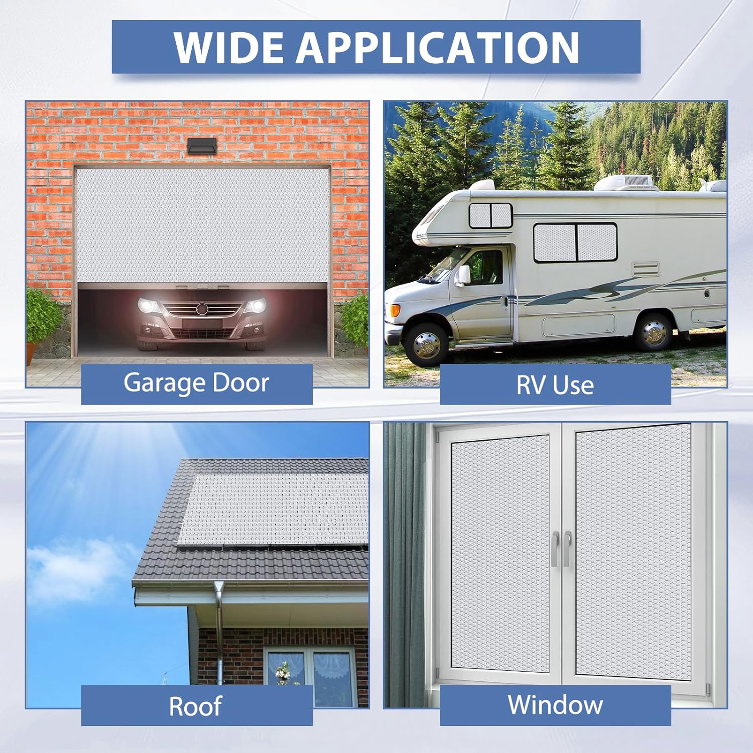 Reflective Bubble Insulation Sheet Garage Door Insulation Kit