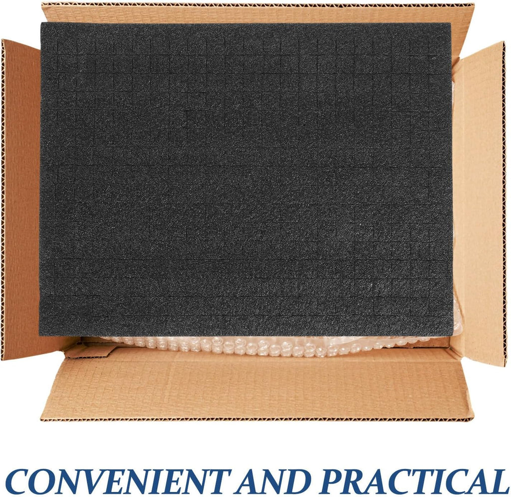 Black Pick and Pluck for Packing and Shipping Foam Sheet