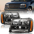 TUSDAR For 2002-2009 Chevy Trailblazer Headlight Assembly OEM Pair Set