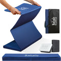 Foldable Yoga Mat + Carry Bag, 6mm 7-fold Workout Mat, Easy to Store, Anti-Slip Folding Exercise Mat for Yoga