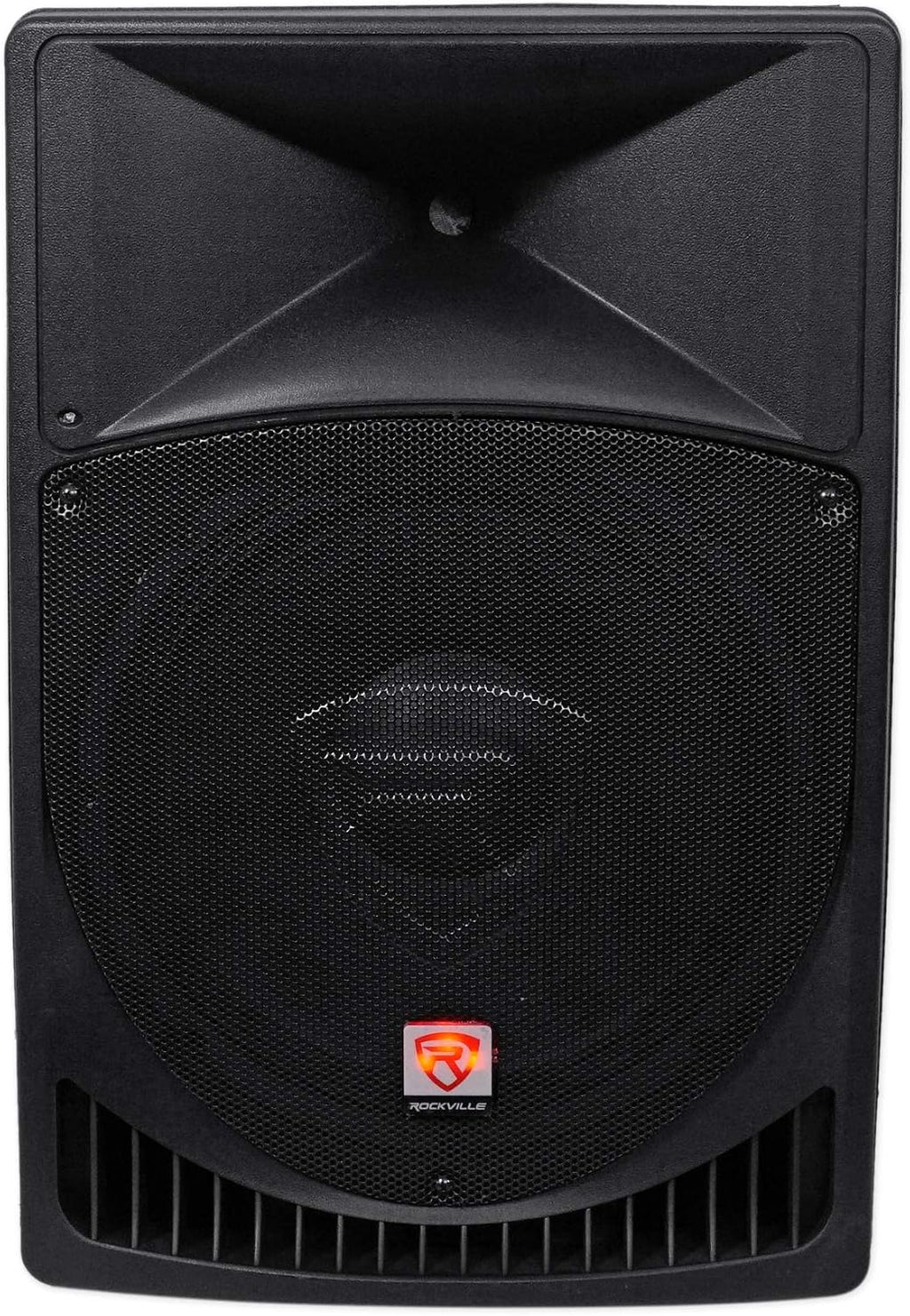 RPG15 1000W Peak/250W RMS Powered 15" 2-Way DJ PA Speaker, Class-AB Amp, XLR/RCA/1/4" Inputs, Flyable/Floor Monitor