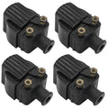 Caltric 4-Pack Ignition Coils Compatible with Mercury Outboard 115Hp 115-Hp 115 Hp Engine 1989-1998