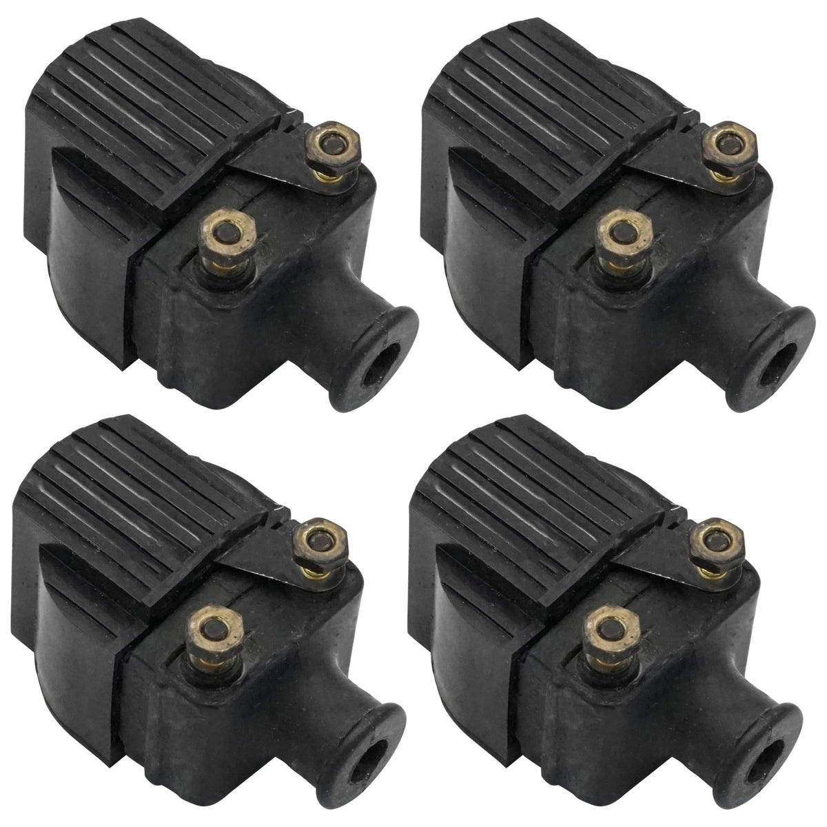 Caltric 4-Pack Ignition Coils Compatible with Mercury Outboard 115Hp 115-Hp 115 Hp Engine 1989-1998