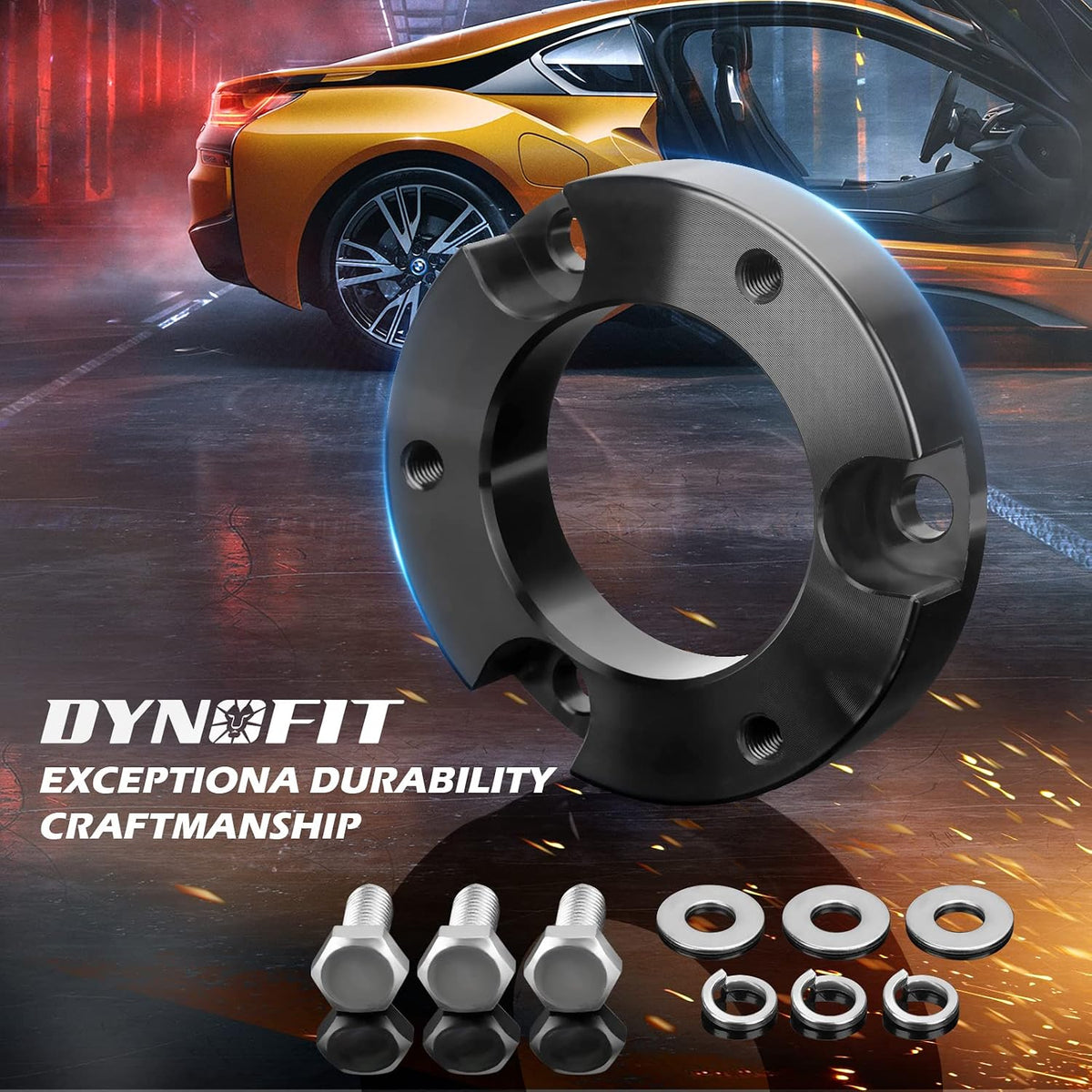Dynofit 2" Leveling Lift Kit for 1999-2006 Toyota Tundra,2PCS Strut Spacers