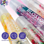 Lip Gloss Tubes, Infused with Real Flowers, Watermelon, 0.3oz