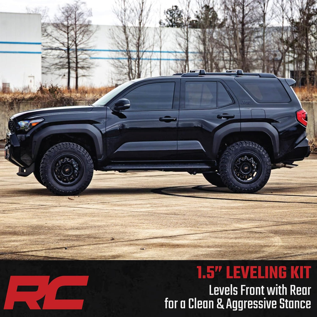 Rough Country 1.5" Bolt-on Leveling Kit for Toyota 4Runner (2025) - Increases Ground Clearance, Levels Stance, Easy Upgrade