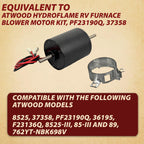 Pellethead Replacement Atwood RV Blower Motor Kit 37358