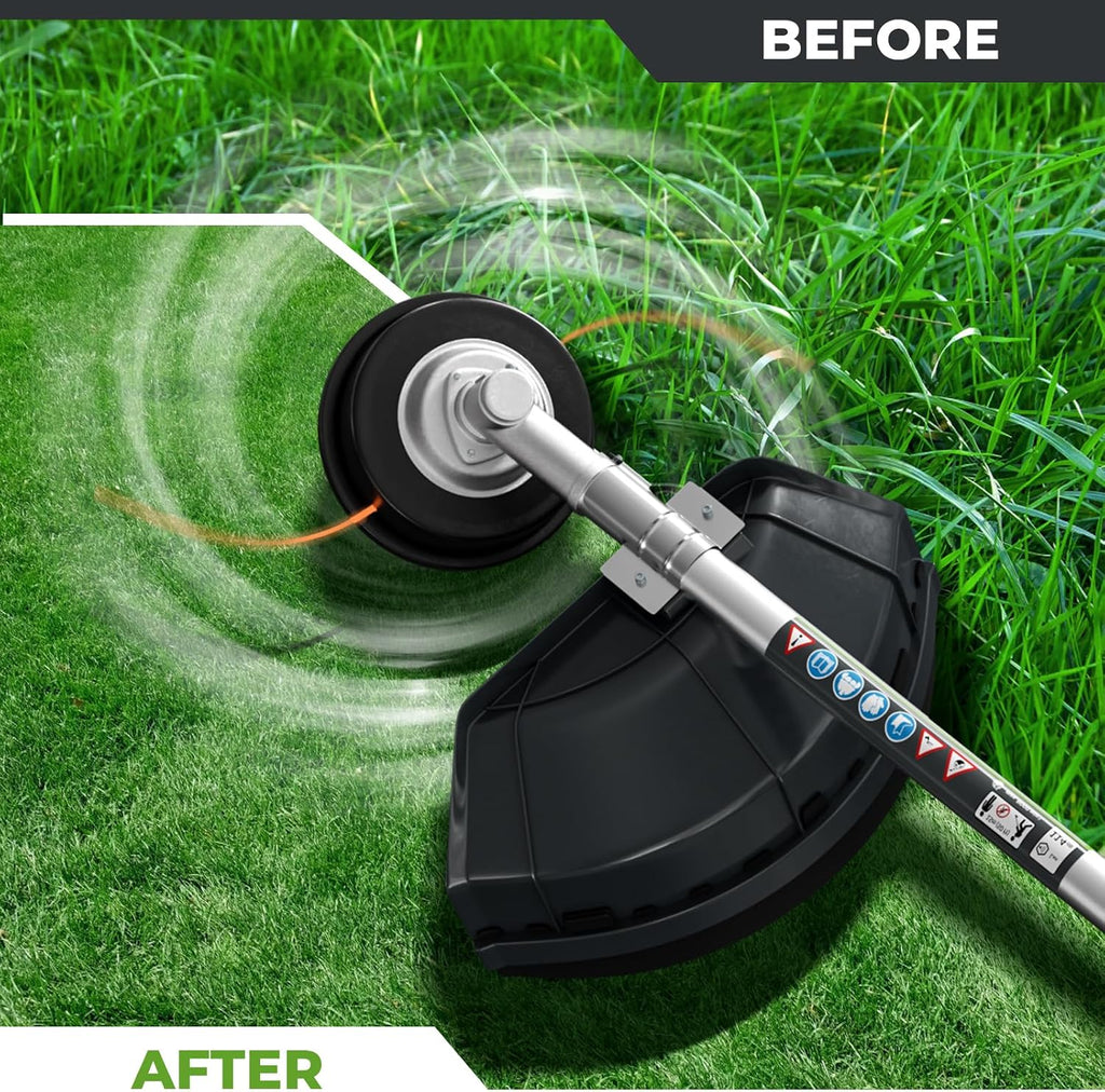 36CC Gas Powered Weed Wacker 3-in-1, 2-Stroke Gas Powered Weed Eater String Trimmer, Brush Cutter 3/40-Tooth Blade
